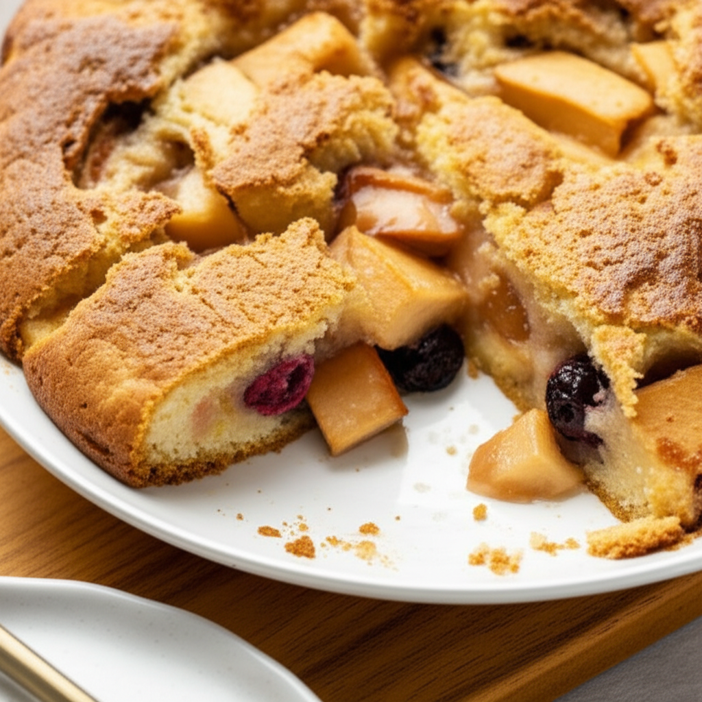 Apple Peach Breakfast Bake image