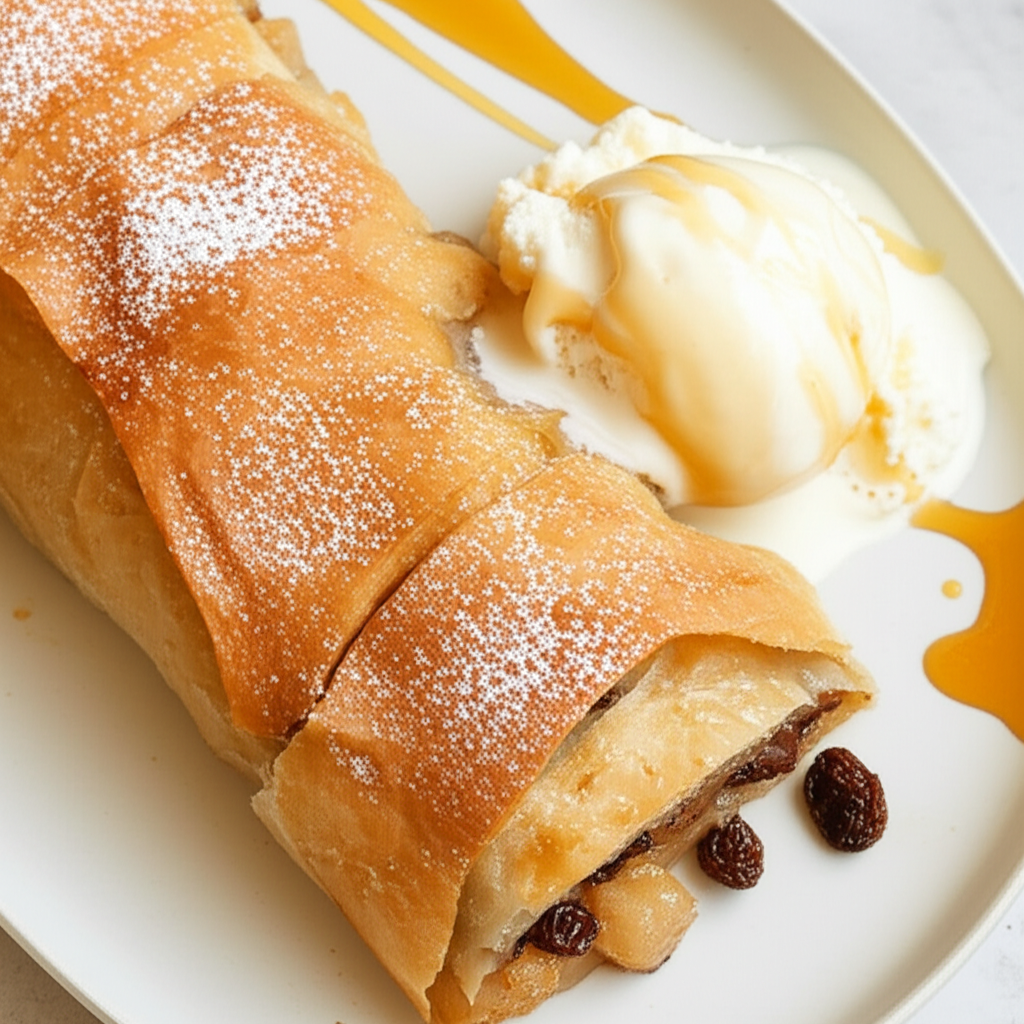Apple Amaretto Strudel image