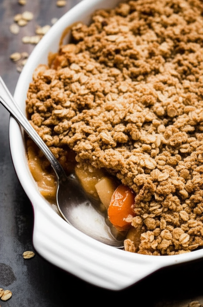 Apple And Apricot Crisp image
