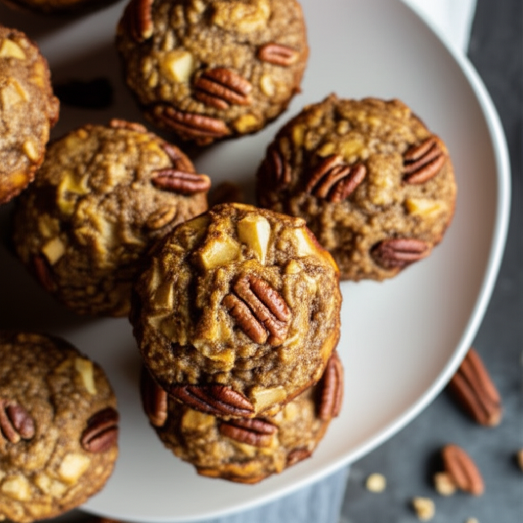 Apple And Banana Nut Muffins image