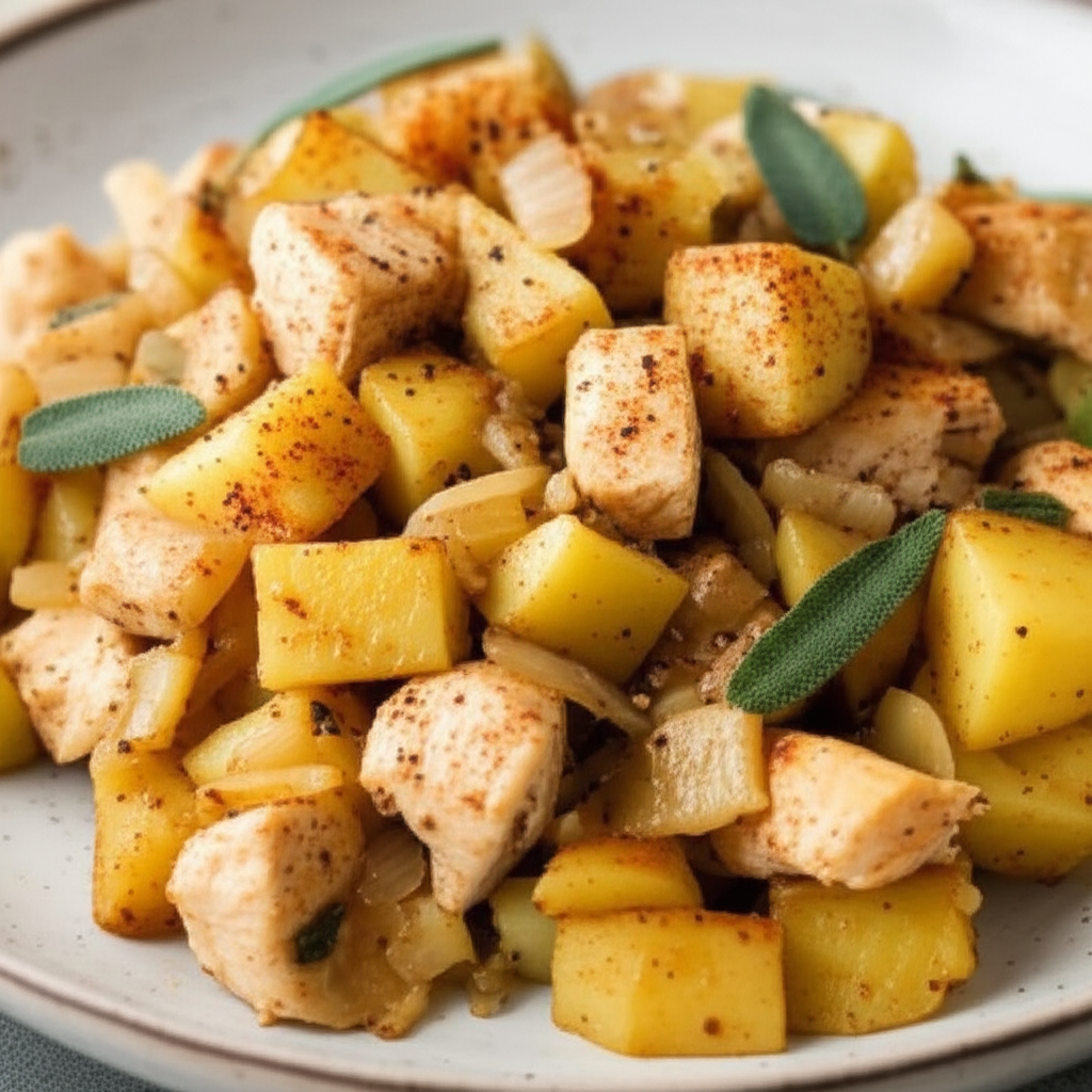 Apple And Chicken Hash image