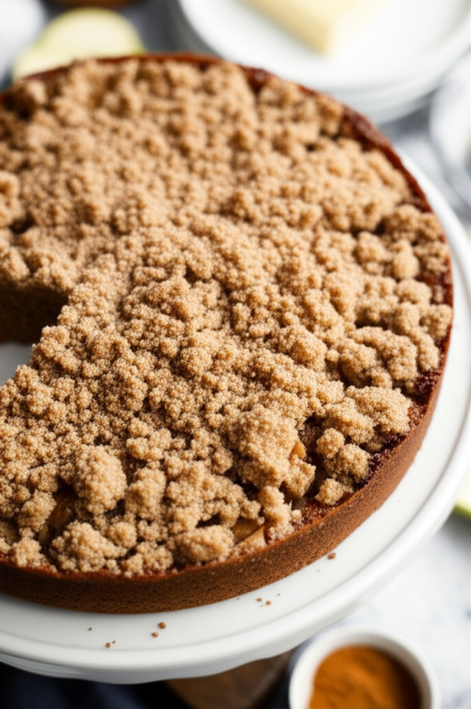 Apple And Cinnamon Crumble Cake image