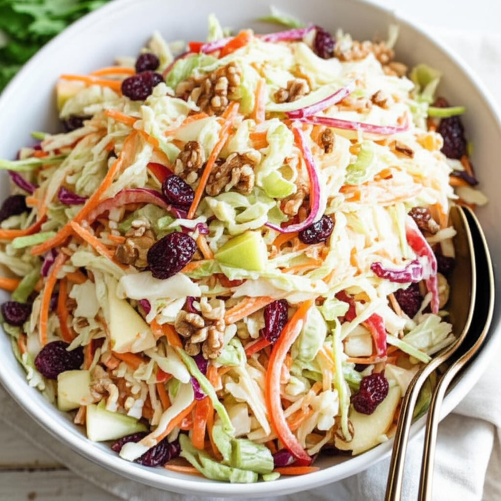 Apple And Craisin Coleslaw image