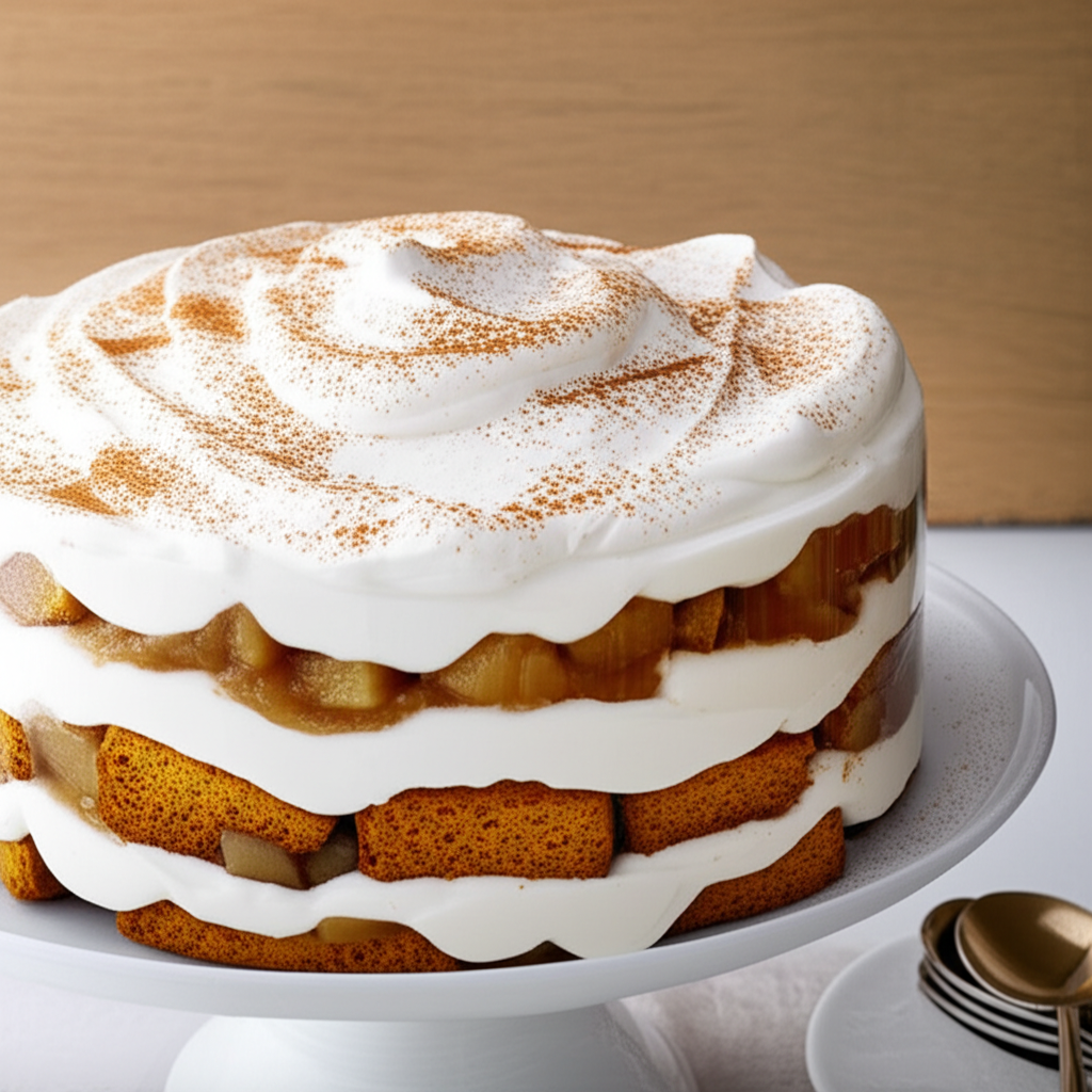 Apple And Gingerbread Trifle image