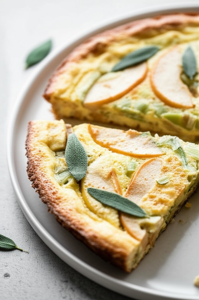 Apple And Leek Frittata image
