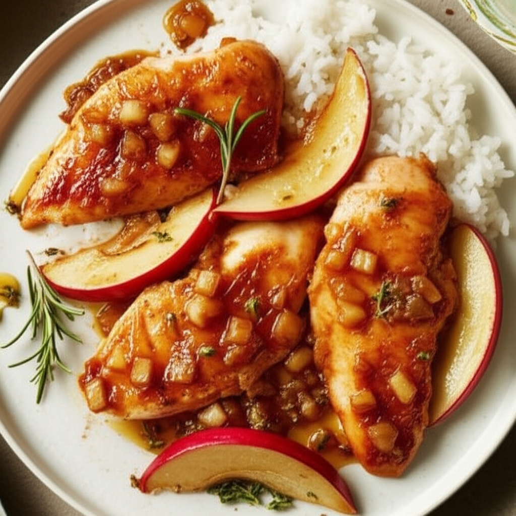 Apple And Lemon Chicken image