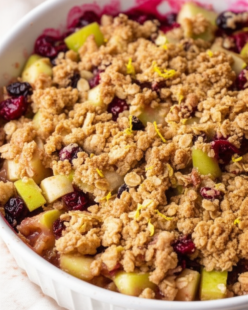 Apple And Mixed Fruit Crisp image