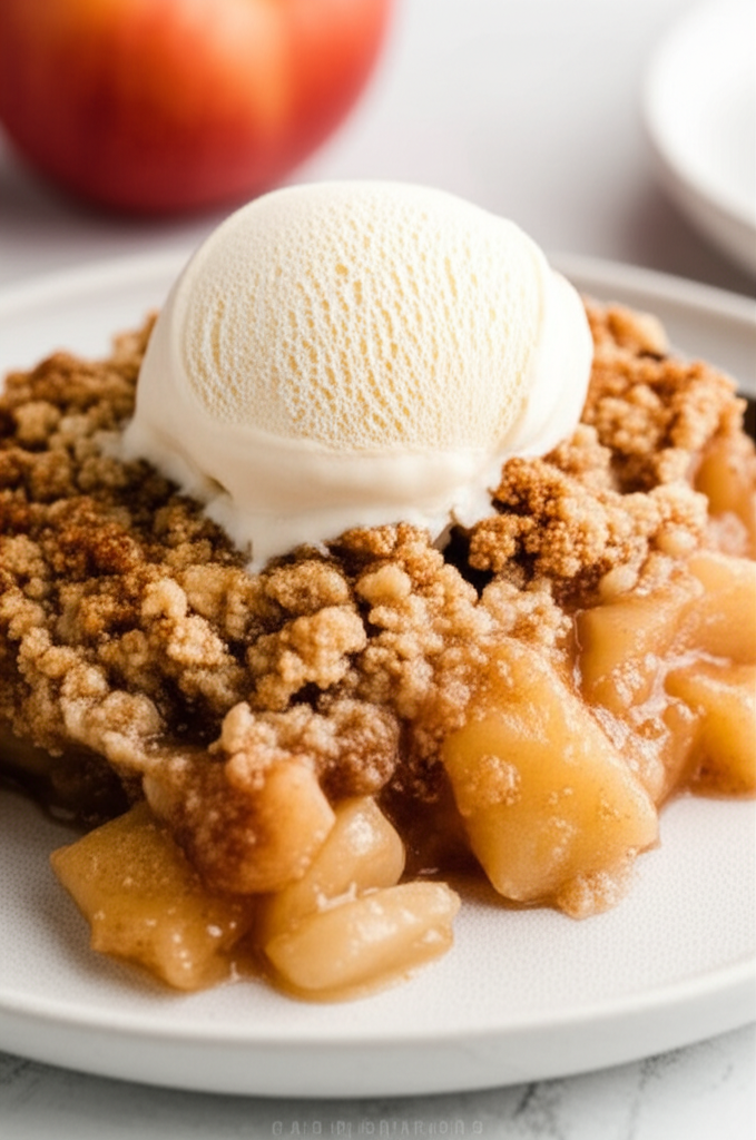 Apple And Peanut Butter Crisp image