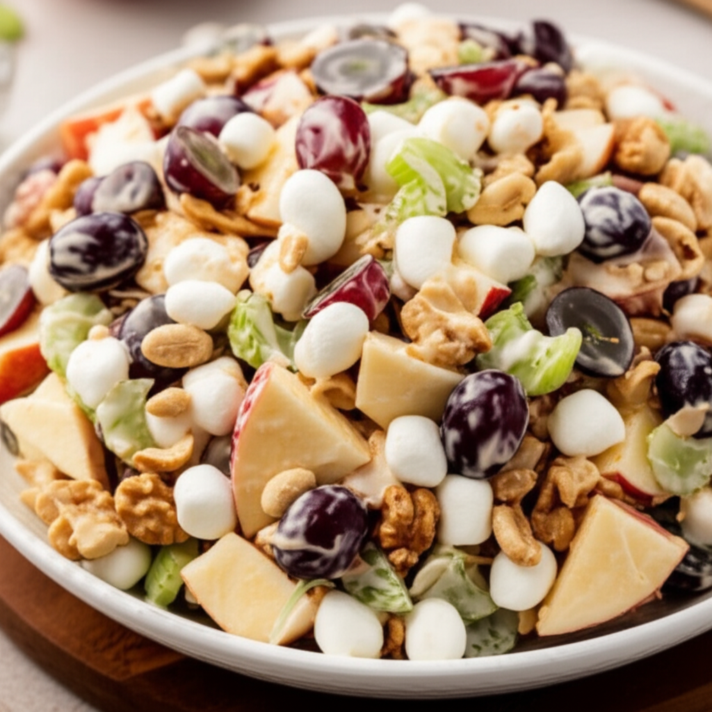 Apple And Peanuts Salad image