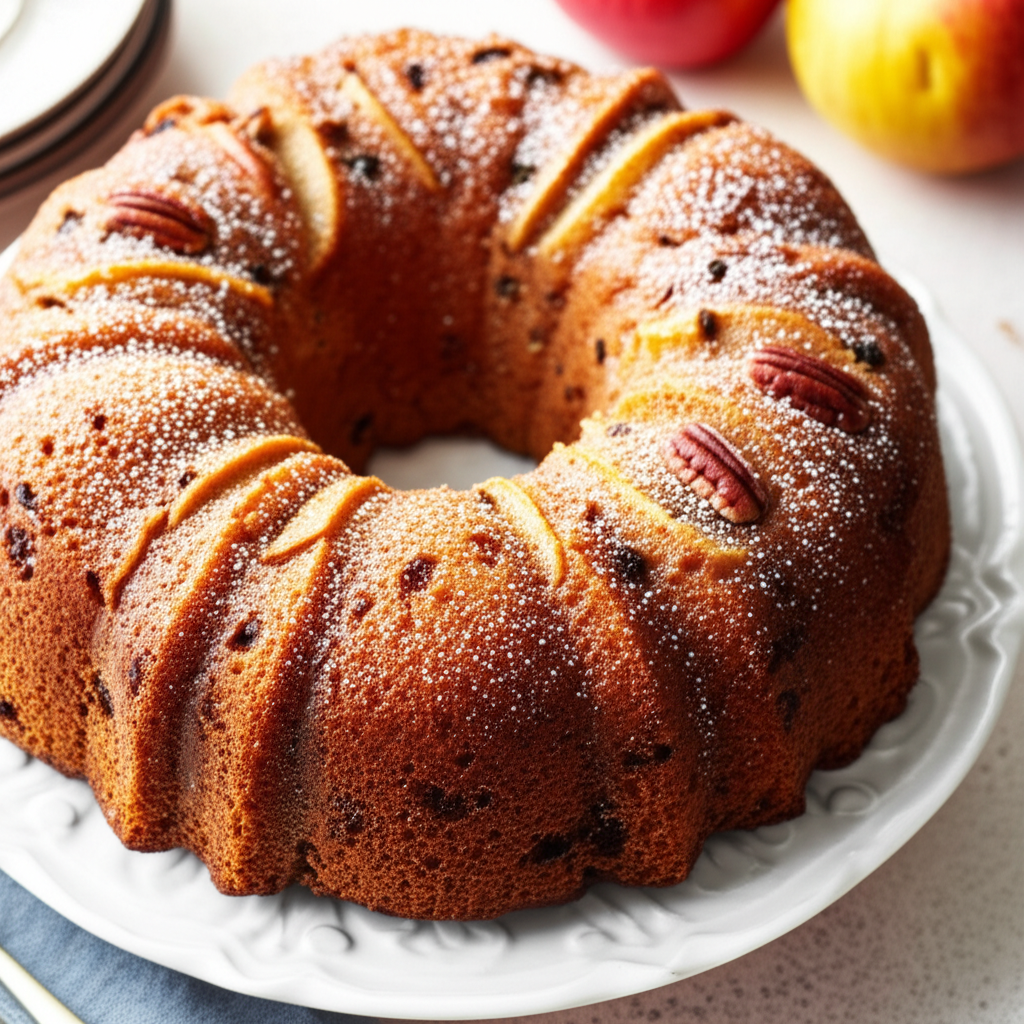 Apple And Pear Bundt Cake image