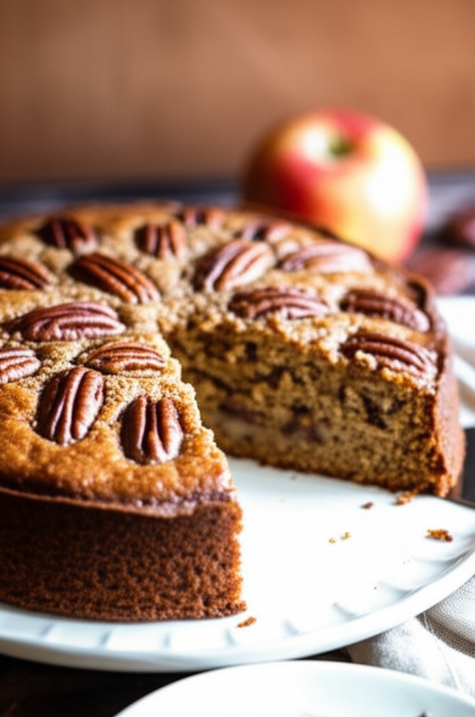 Apple And Pecan Cake image