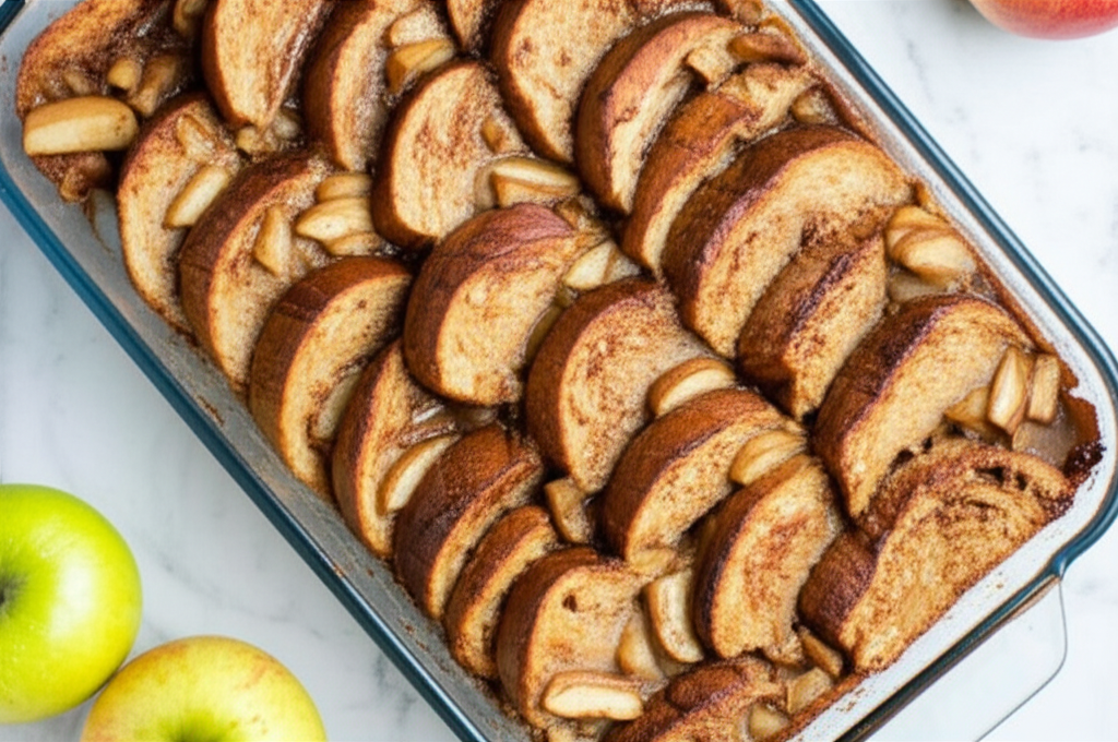 Apple And Spice Baked French Toast image