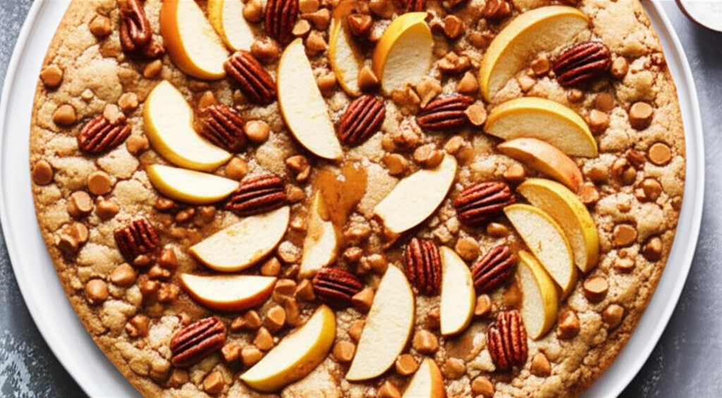 Apple And Spice Pizza Cookies image