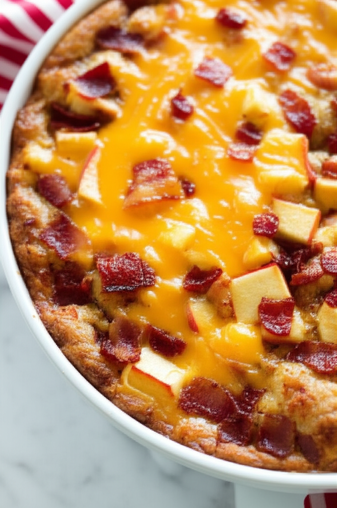 Apple Bacon Cheddar Bake image