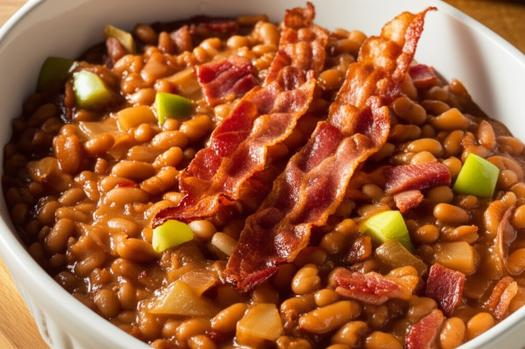 Apple Baked Bean Casserole image