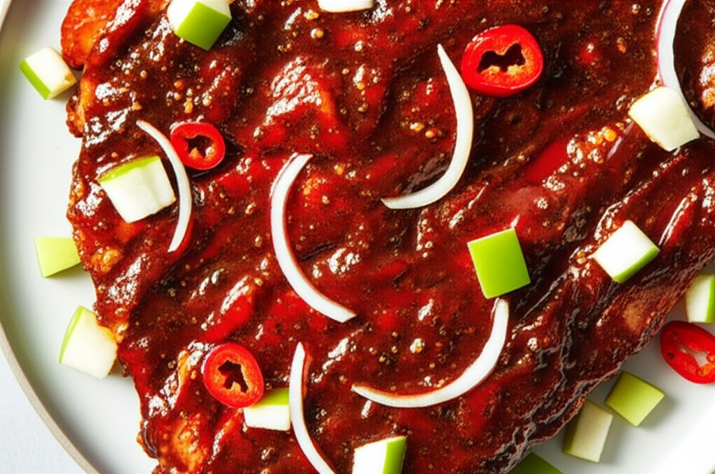 Apple Bbq Pork Ribs image