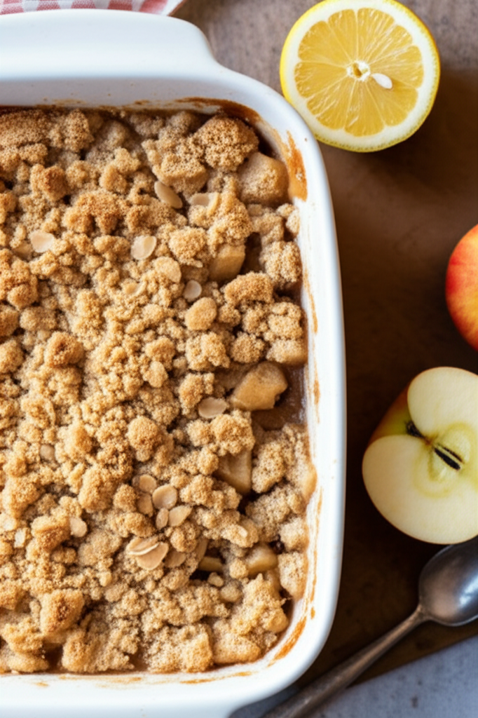 Apple Betty With Almond Crisp image