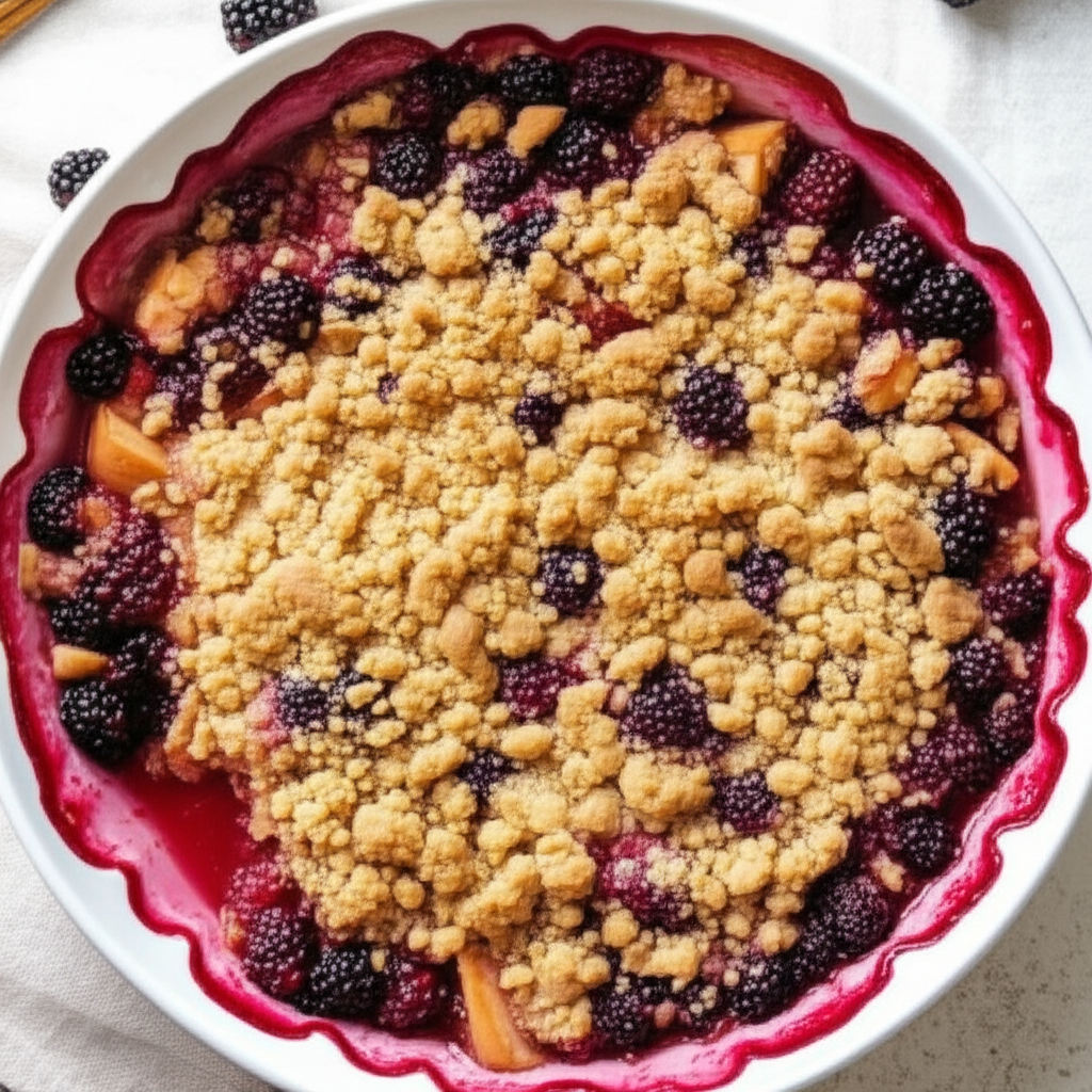 Apple Blackberry Crisp image