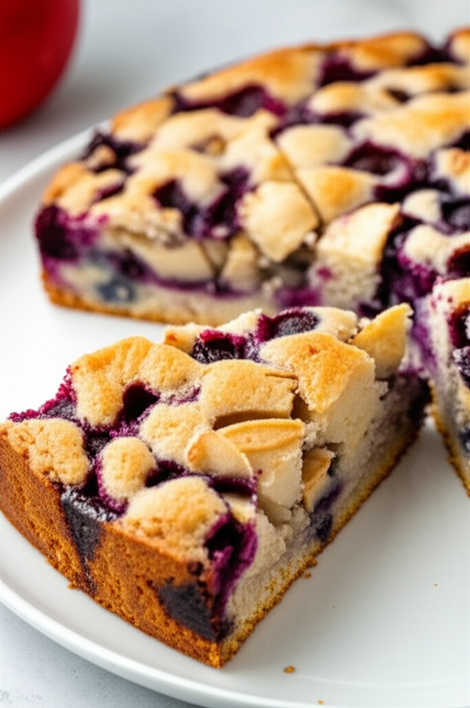 Apple Blueberry Cake image