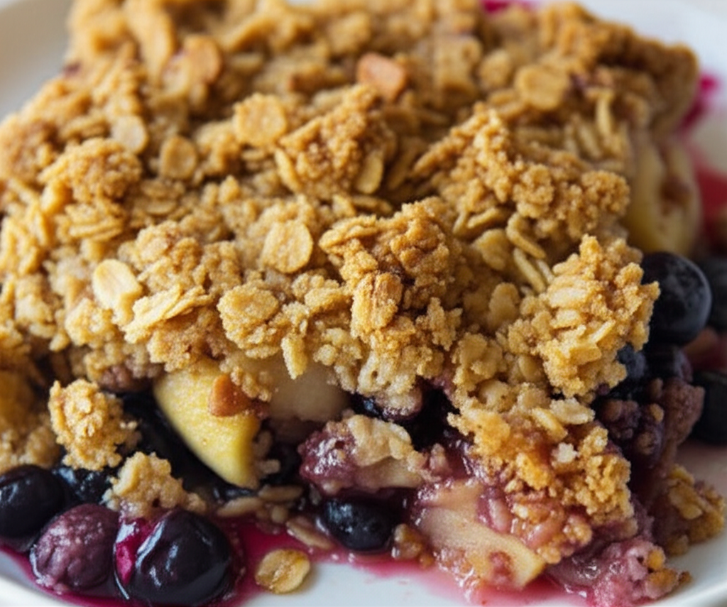 Apple Blueberry Crisp image