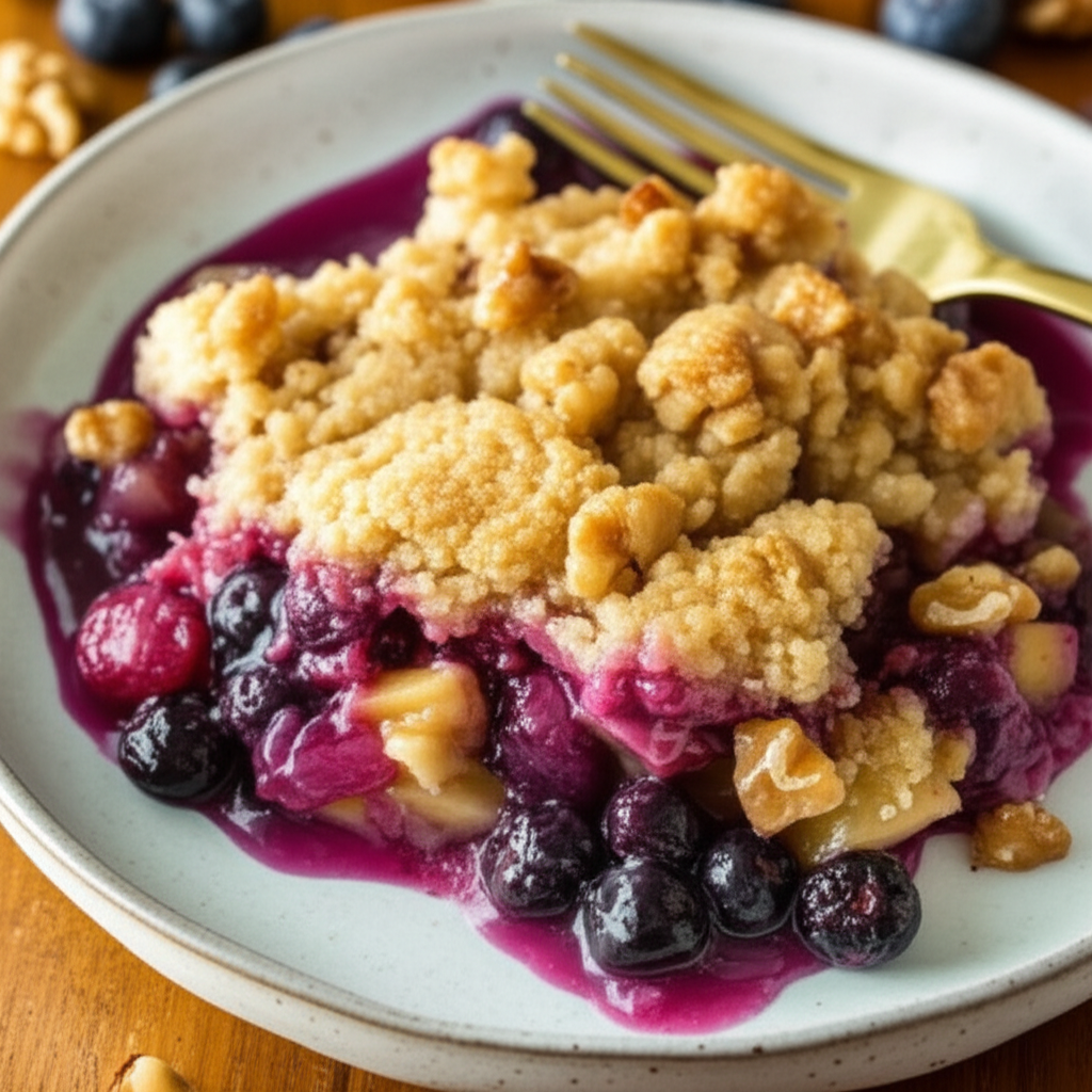 Apple Blueberry Crunch image