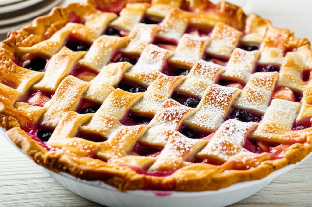 Apple Blueberry Pie image