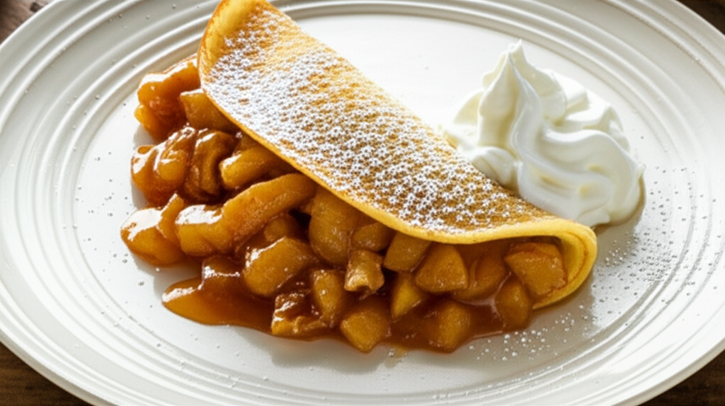 Apple Brown Betty Crepes image