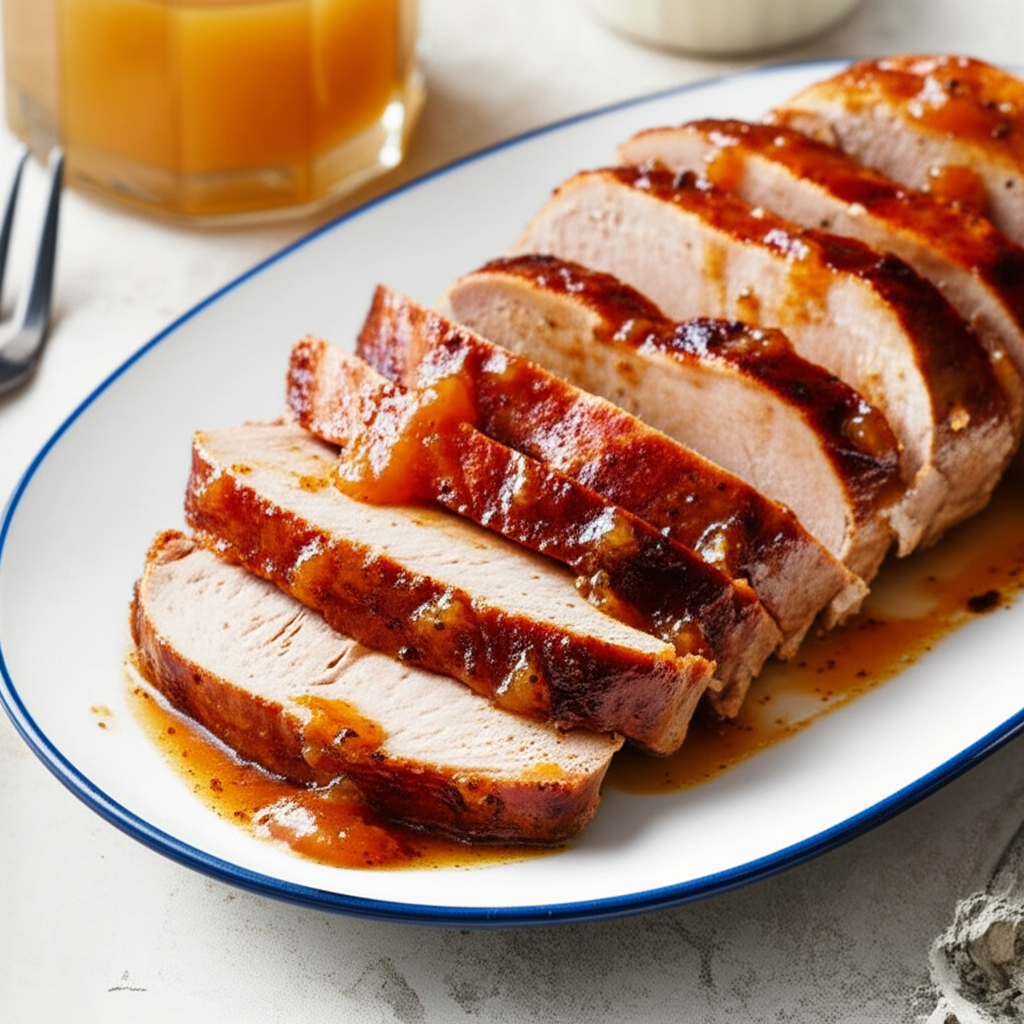 Apple Butter And Pork Tenderloin image