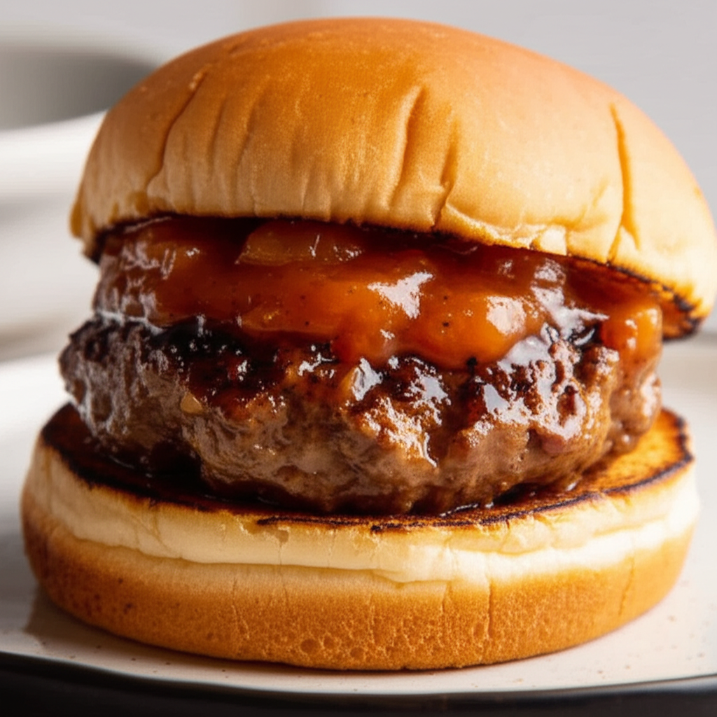 Apple Butter Barbecue Burgers image
