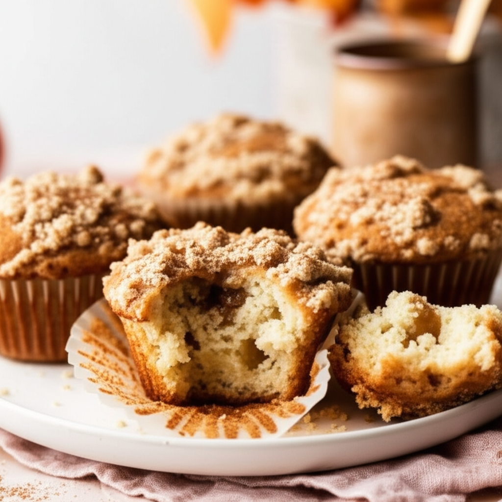Apple Butter Streusel Muffins image
