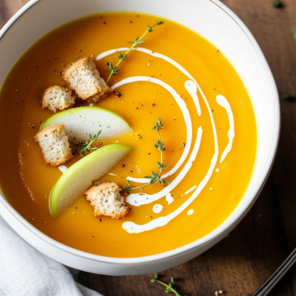 Apple Butternut Squash Soup image