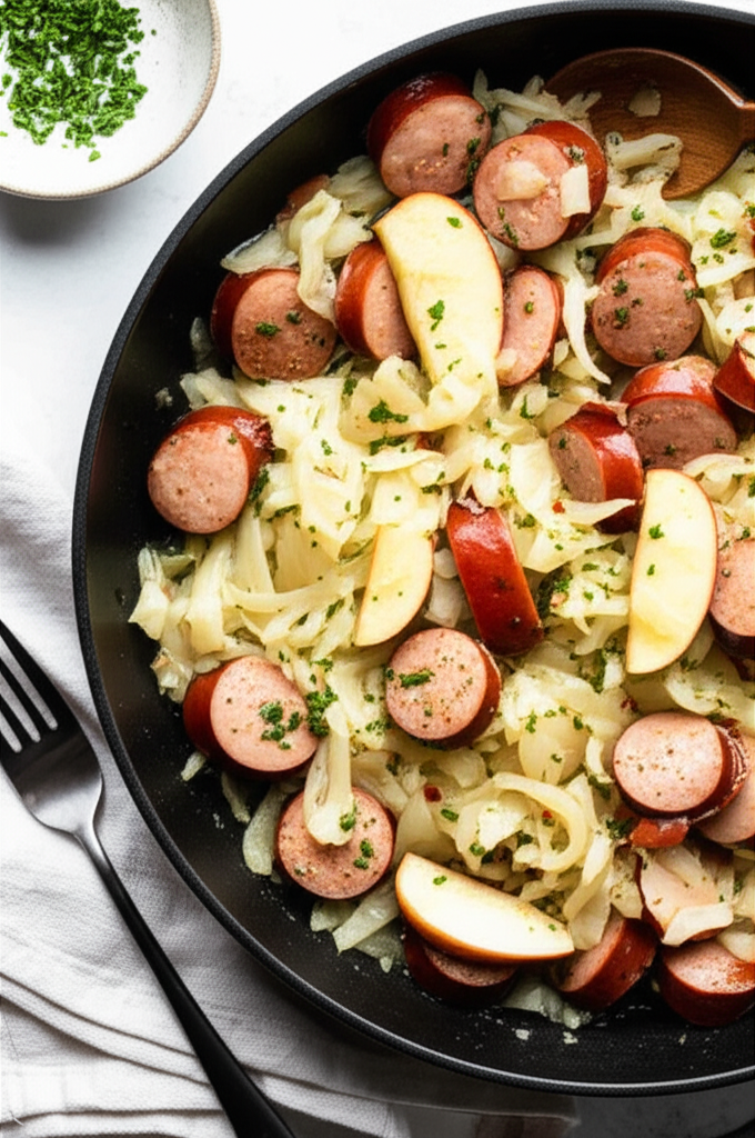 Apple Cabbage Skillet Dinner image