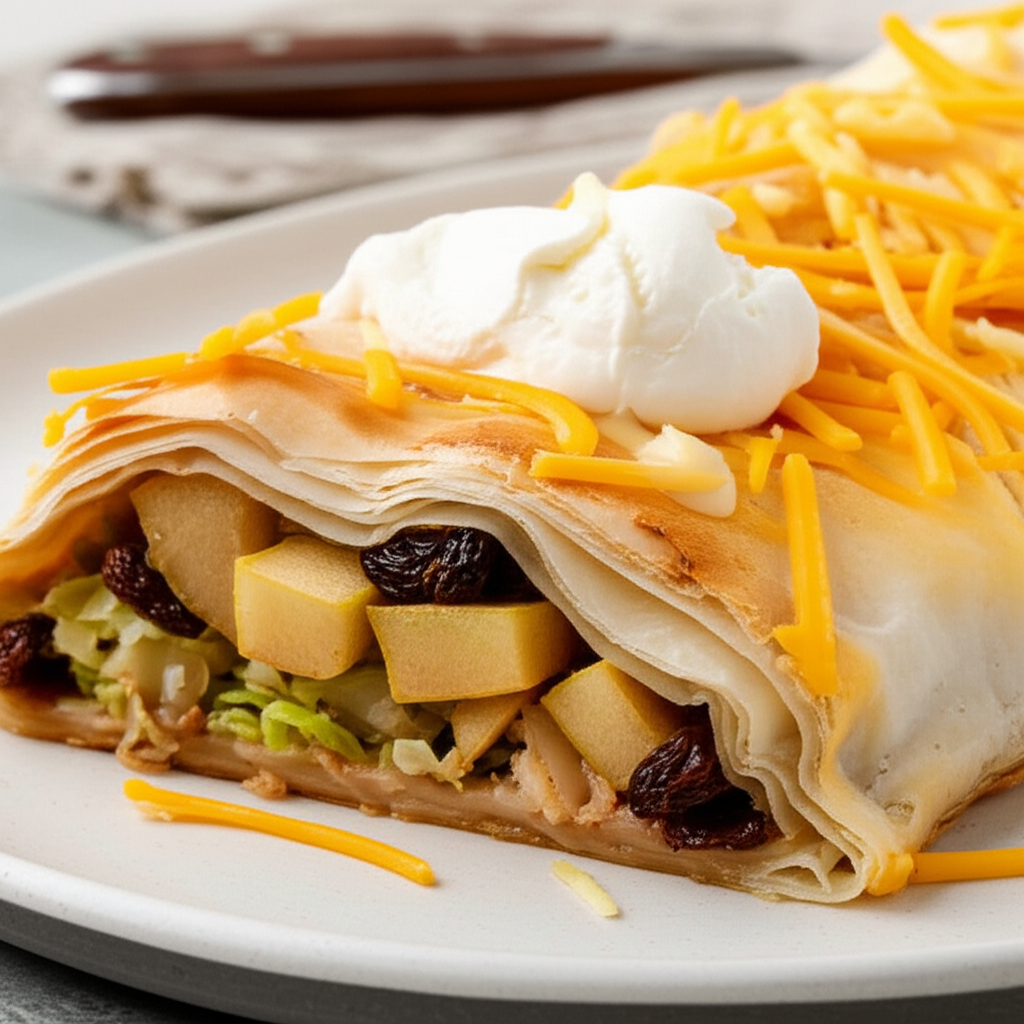 Apple Cabbage Strudel image
