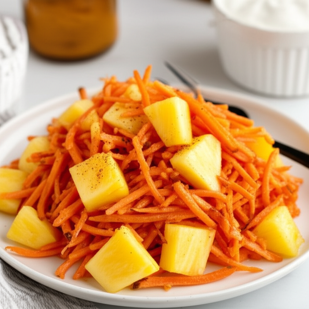 Apple Carrot Pineapple Salad image