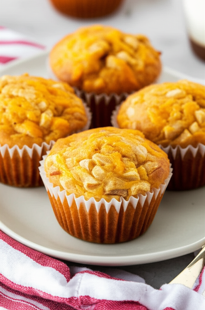 Apple Cheddar Muffins image