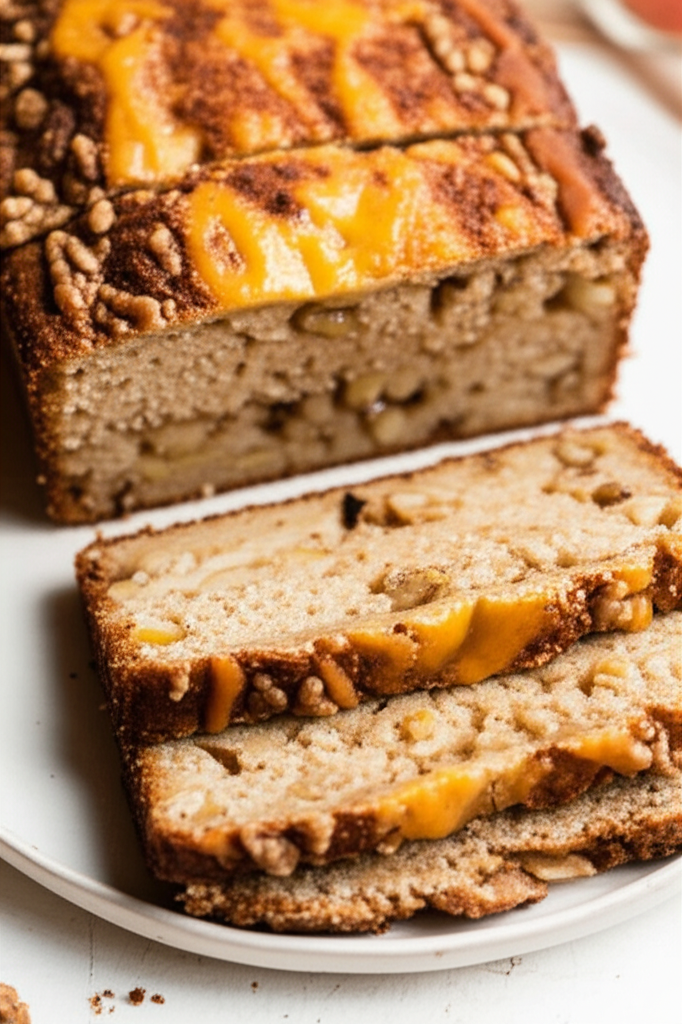 Apple Cheddar Walnut Bread image