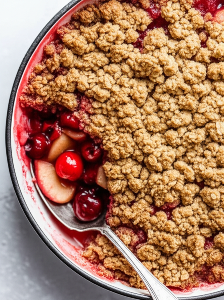 Apple Cherry Crisp image