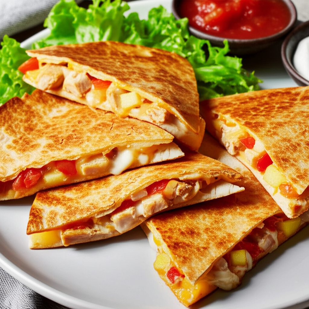 Apple Chicken Quesadillas image