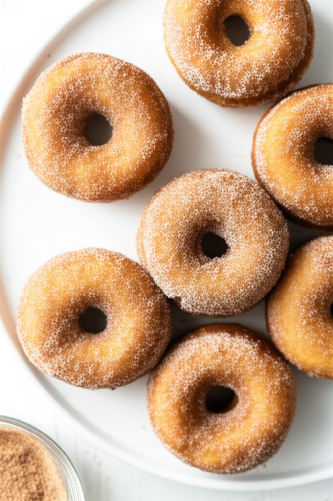 Apple Cider Cake Mix Doughnuts image