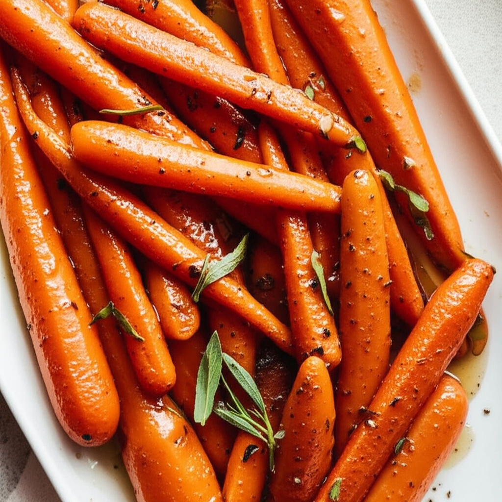 Apple Cider Glazed Carrots image