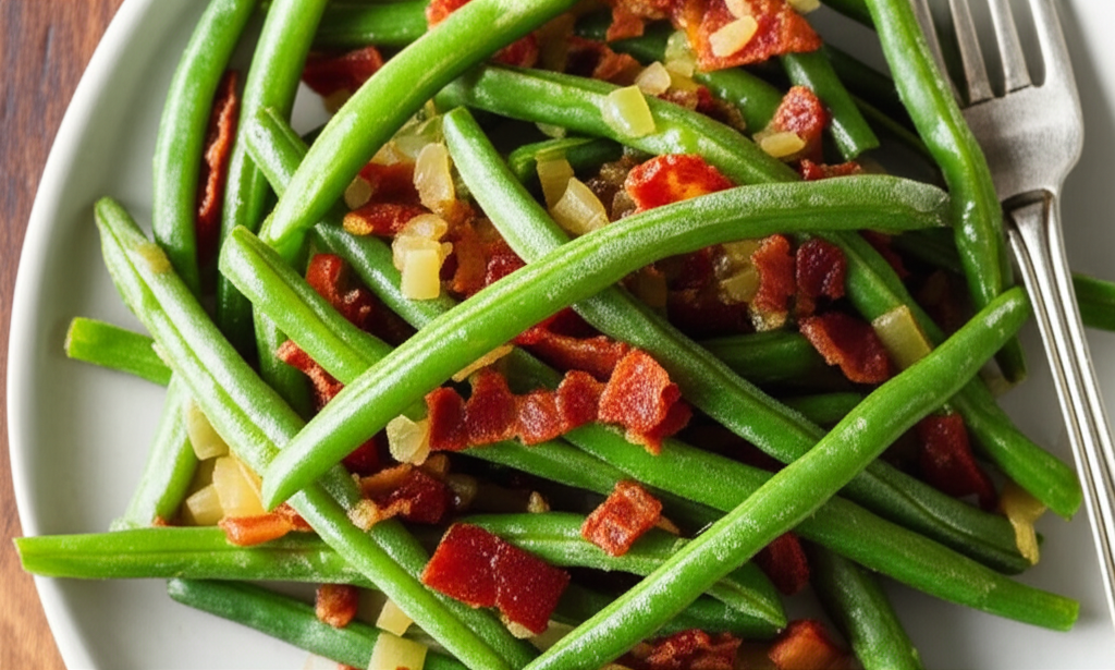 Apple Cider Green Beans image