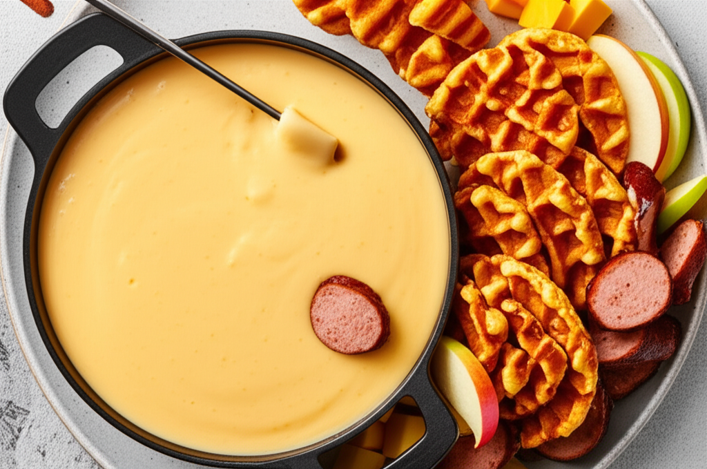 Apple Cider Cheddar Fondue image