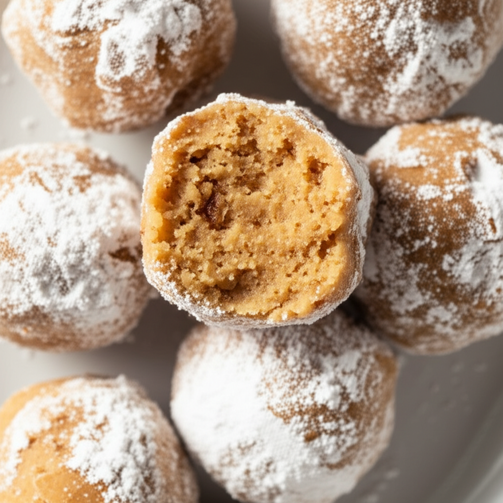 Apple Cinnamon Balls No Bake Cookies image