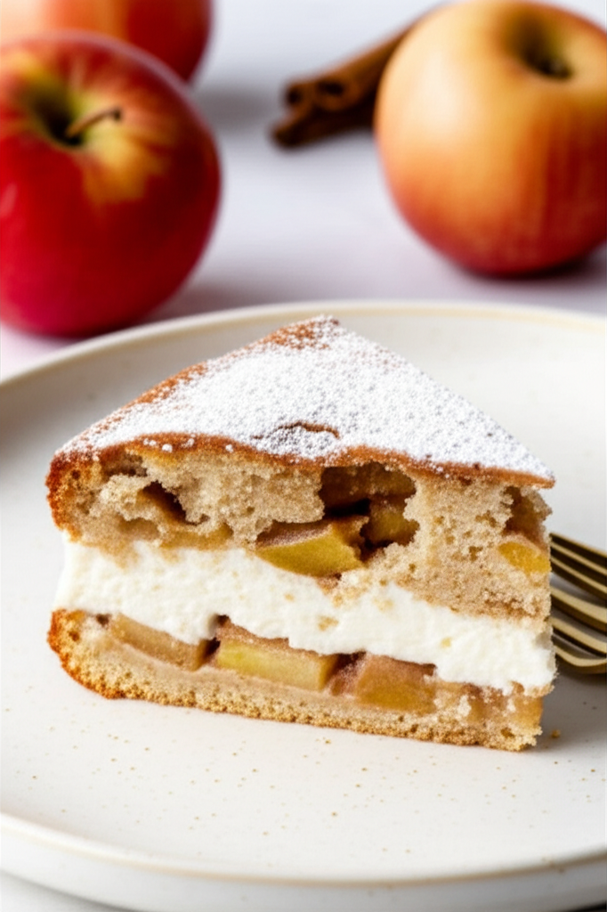 Apple Cinnamon Cream Cheese Cake image