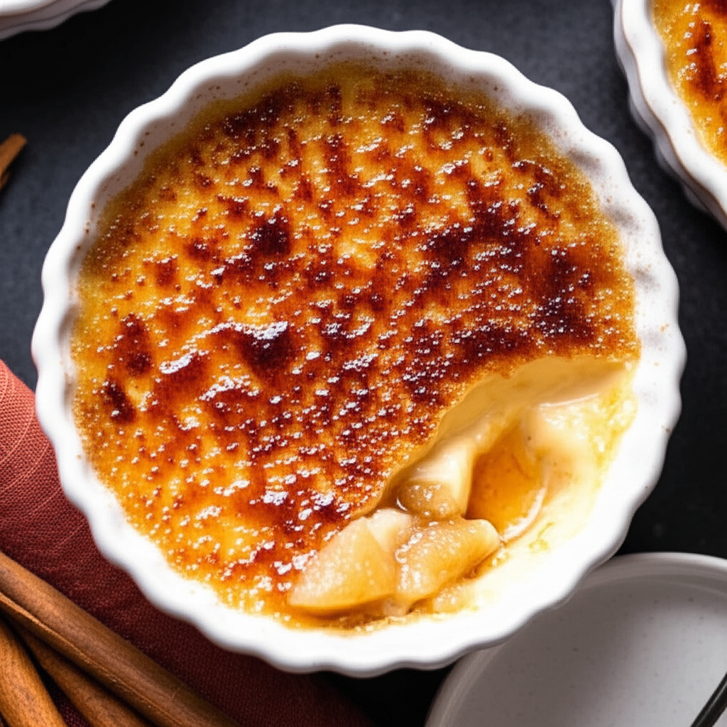 Apple Cinnamon Creme Brulee image