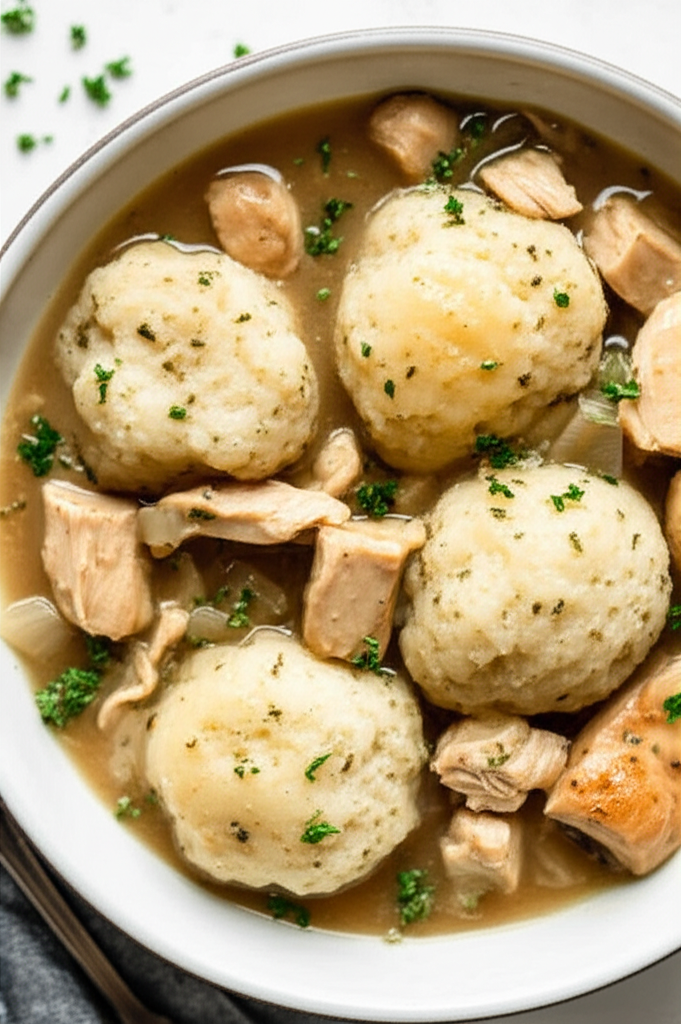 Crock Pot Chicken And Herb Dumplings image