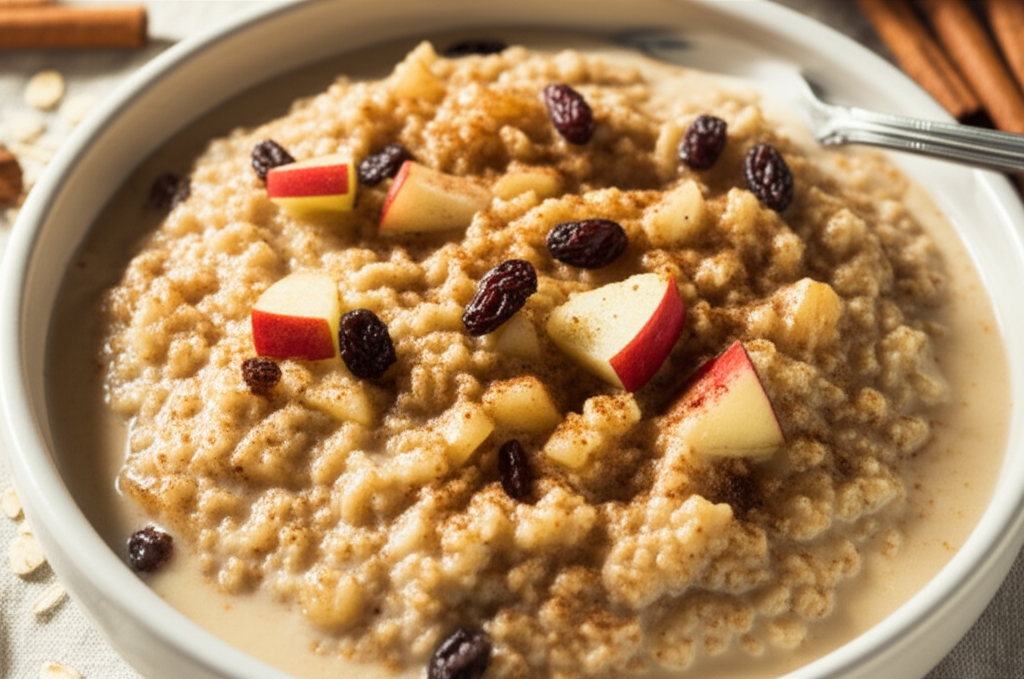 Apple Cinnamon Oatmeal Porridge image