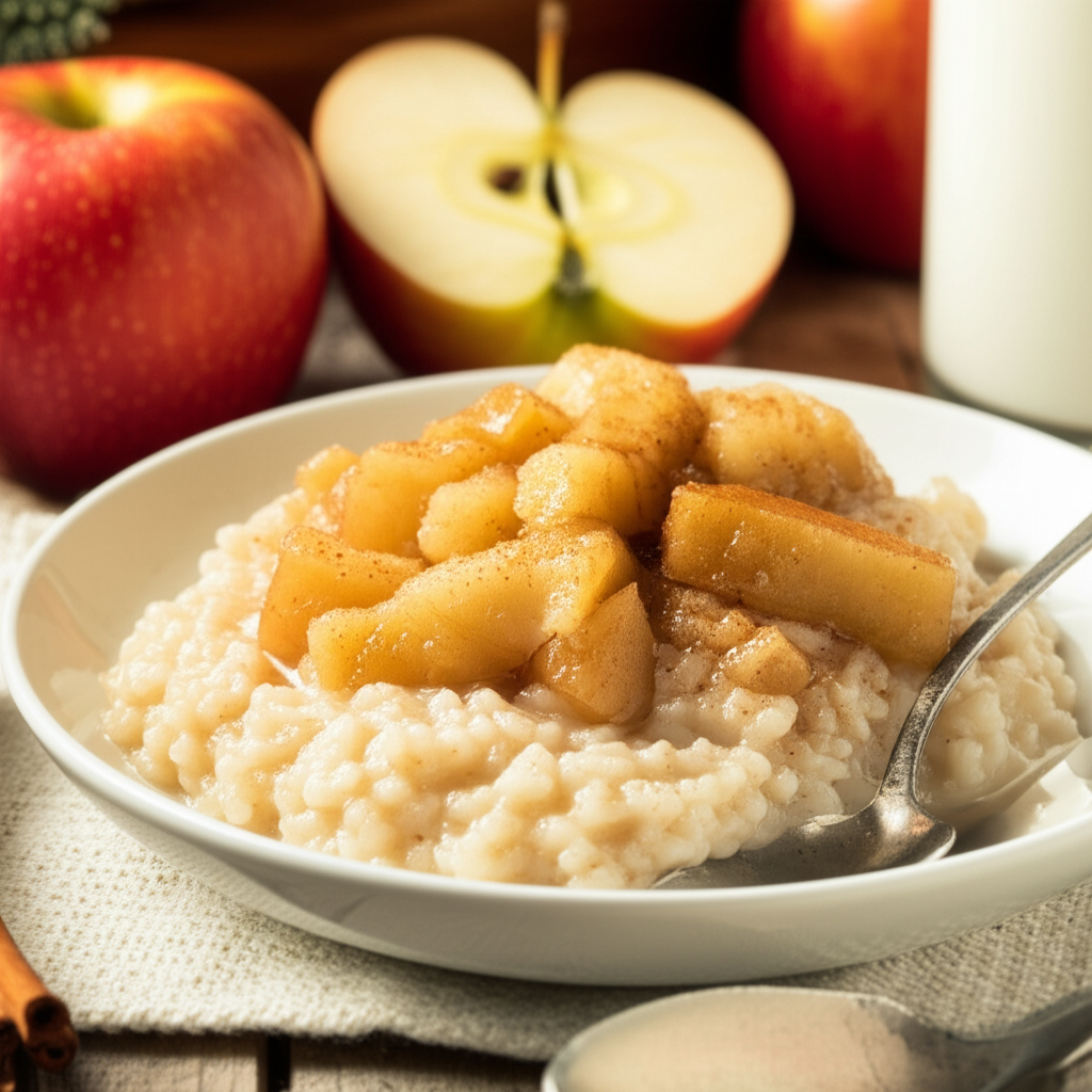 Apple Cinnamon Rice Pudding image