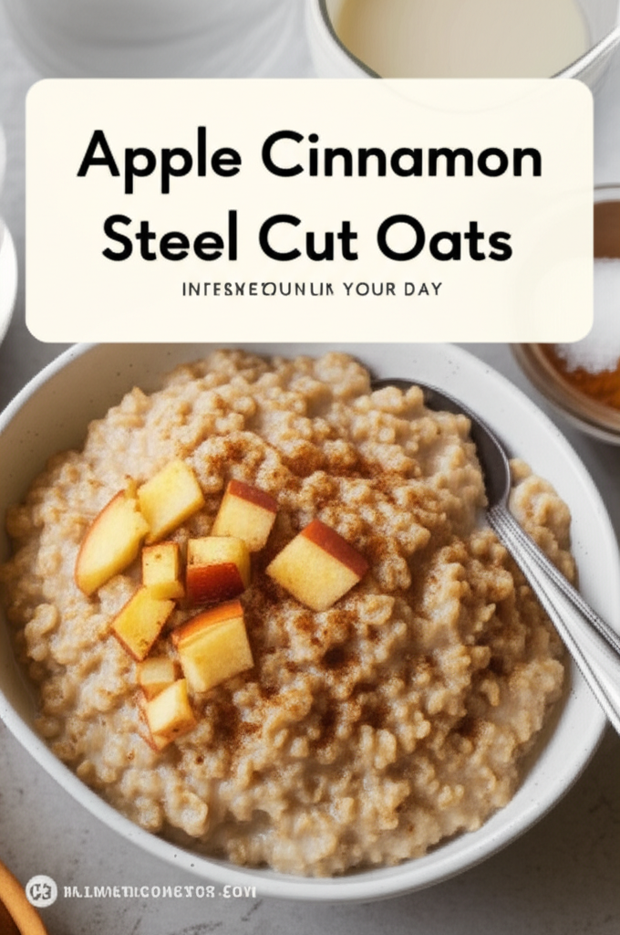 Apple Cinnamon Steel Cut Oats image