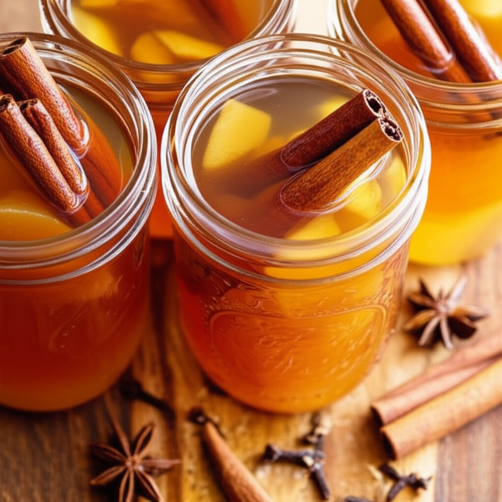 Apple Cinnamon Syrup Canning image